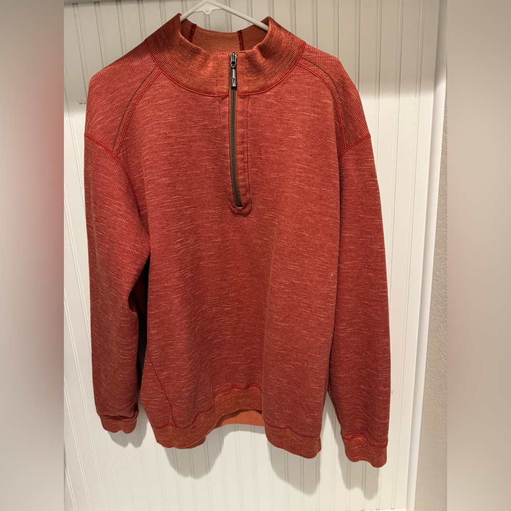 Tommy Bahama Reversible Quarter Zip Pullover